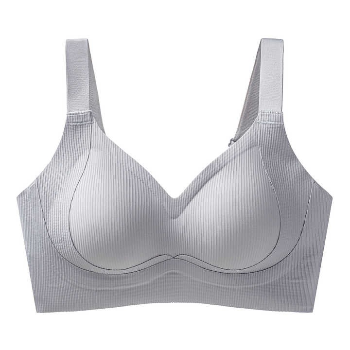 Wholesale Seamless Underwear, Large-size Women's Bras, New Style with Stripes
